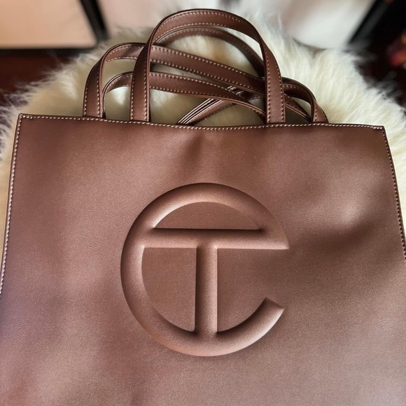 Chocolate Medium Telfar - Picture 4 of 6